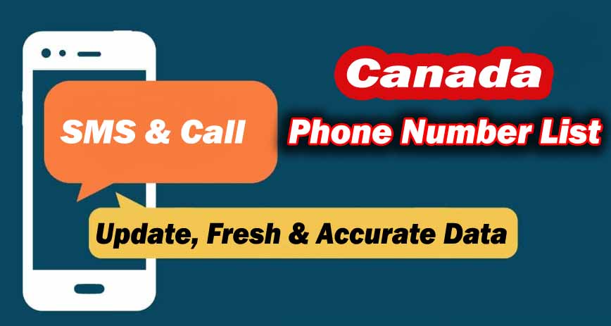 Canada Phone Number List