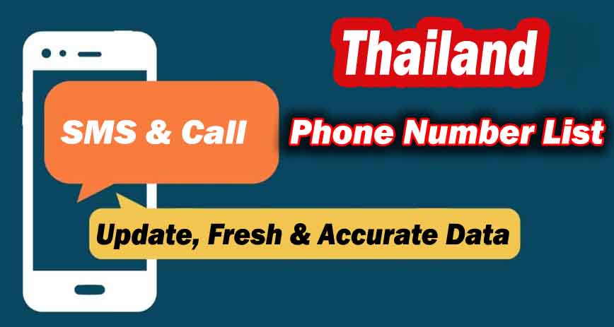 Thailand Phone Number List